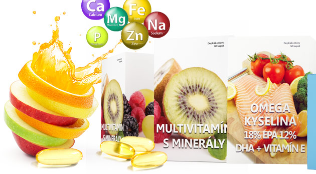 Omega-3 a Multivitamín s minerálmi - tablety