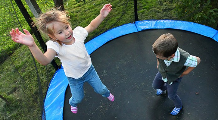 Skákacia trampolína s priemerom 140 cm