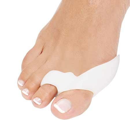 Balenie - 2 ks silikónovej ortopedickej pomôcky na zmiernenie vybočujúceho palca (na pravú aj ľavú nohu)