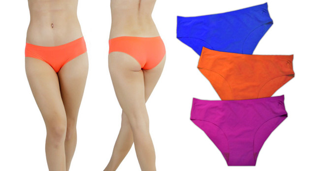 Bezšvové nohavičky strihané laserom - 3 ks