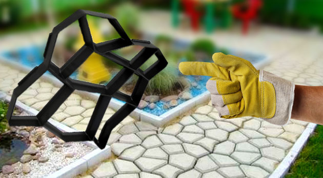 Forma na betónový chodník