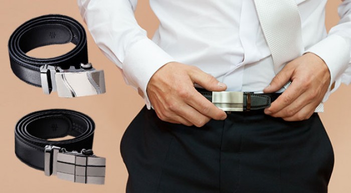 Elegantné pánske kožené opasky