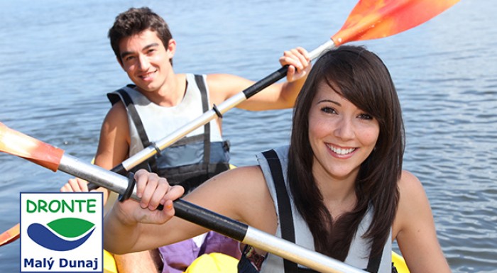 Splav Malého Dunaja na kanoe alebo katamaráne