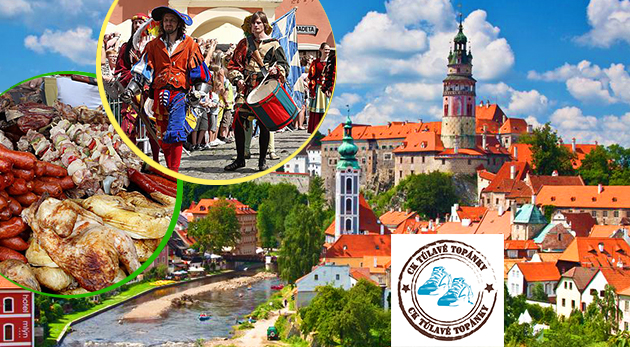 Český Krumlov a Slávnosti päťlistej ruže