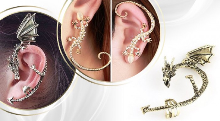 Originálna dekorácia na uši