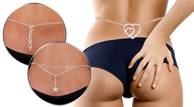 Ozdobná retiazka na chrbát