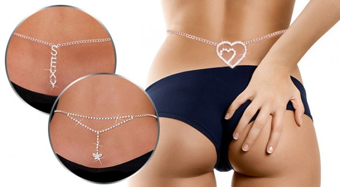 Ozdobná retiazka na chrbát