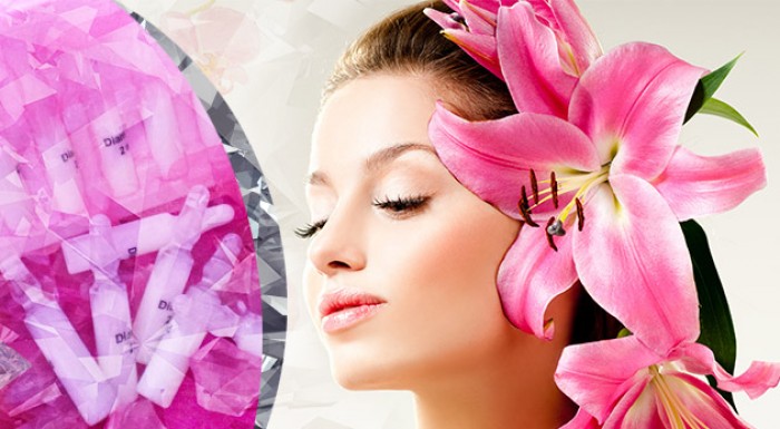 Diamantový lifting v ampulkách pre hladkú pleť