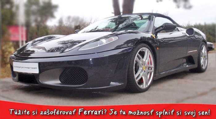 Jazda na Ferrari F 430. Rýchlosť, luxus, adrenalín!