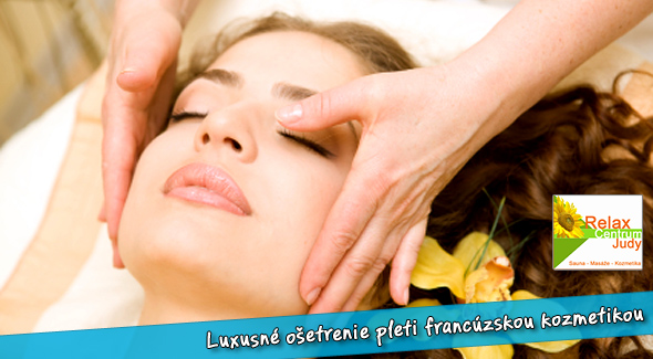 Luxusné ošetrenie pleti spojené s masážou tváre, krku, dekoltu a s bahenným zábalom chrbta.