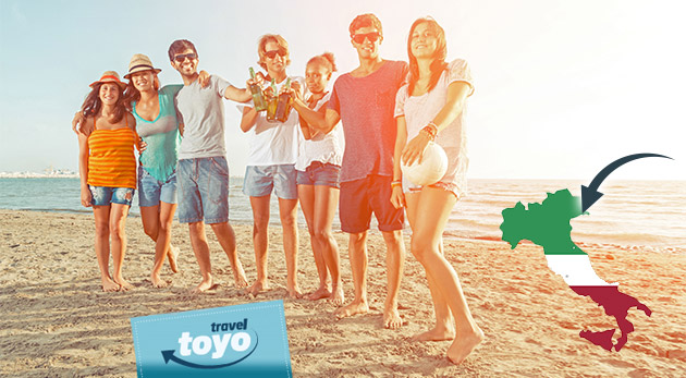 Oddych na talianskej pláži v Bibione