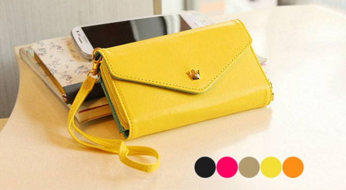 Minikabelka, peňaženka a puzdro na mobil v jednom