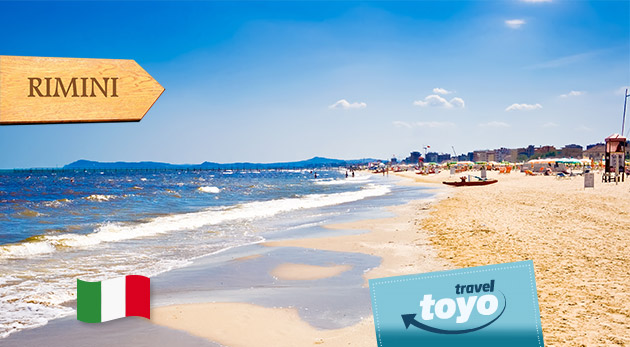 Predĺžený víkend na pláži v talianskom Rimini