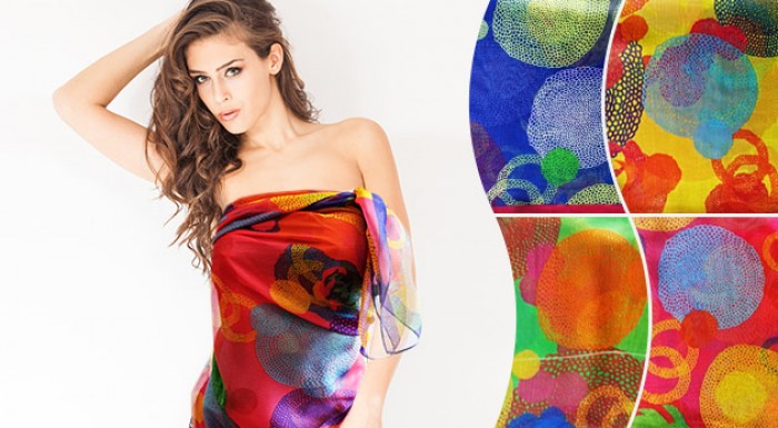 Zavinovacie plážové šatky