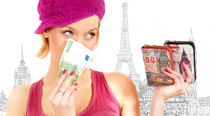 Dámske pestrofarebné peňaženky - 6 druhov