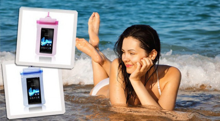 Vodotesné puzdro na mobil, doklady či kľúče