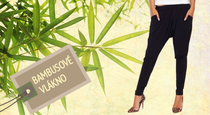 Dámske nohavice z bambusového vlákna
