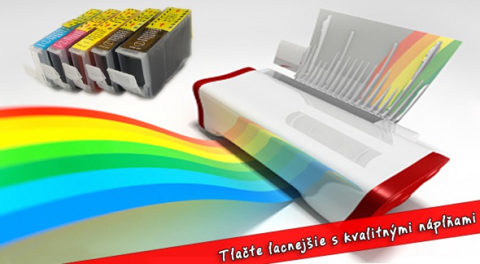 Sada 5 ks cartidge náplní CANON CLI-8/PGI-5 alebo CANON CLI-521/PGI-520.