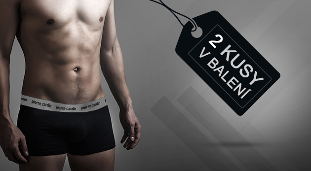 Pánske značkové boxerky Pierre Cardin - 2 ks