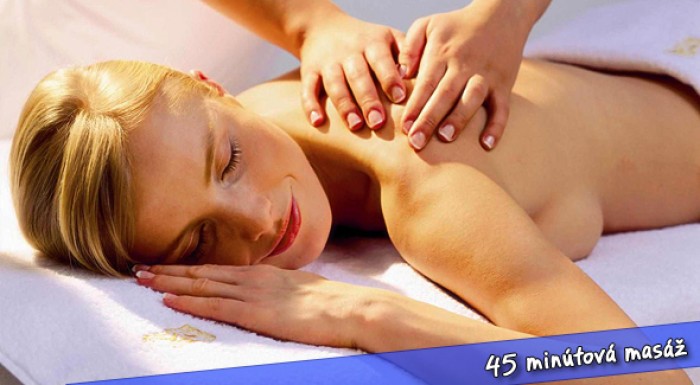 Regeneračná masáž chrbta alebo reflexná masáž chodidiel za polovicu.