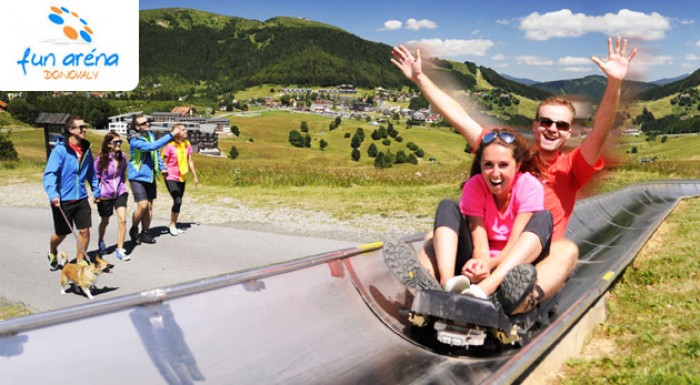 FunAréna Donovaly - 2 jazdy na bobovej dráhe