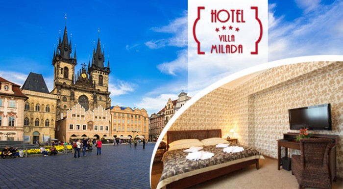 Luxus v Boutique hoteli Villa Milada**** v Prahe