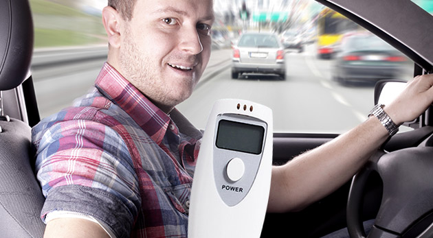 Prenosný LCD alkoholtester