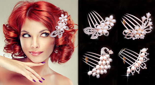 Ozdobný hrebienok do vlasov