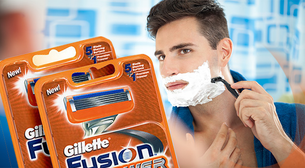 Hlavice Gillette MACH 3 a Gillette Fusion Power 