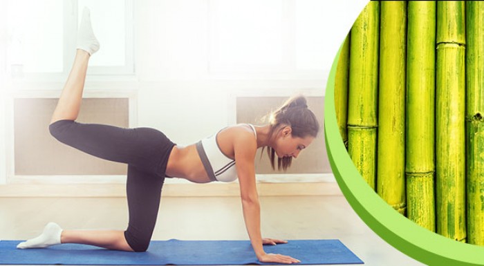 Dámske bambusové trojštvrťové legíny