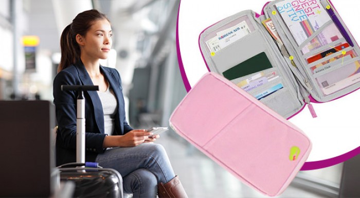 Cestovný organizér na doklady
