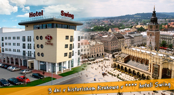 3 dni vo fantastickom štvorhviezdičkovom hoteli v Krakowe pre dvoch!