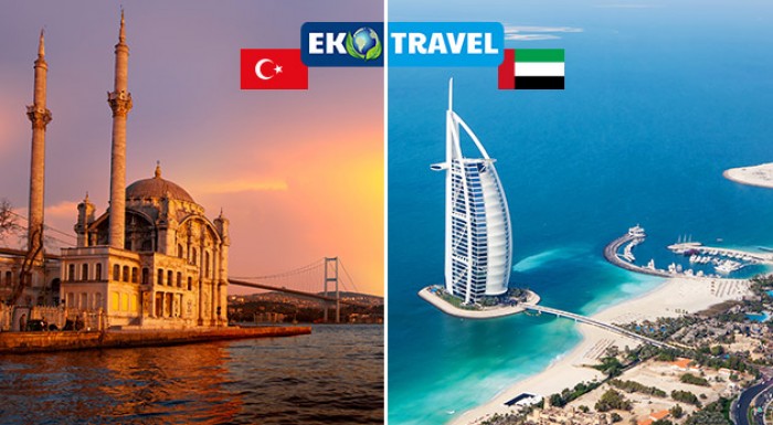Letecký zájazd do čarovného Istanbulu a Dubaja