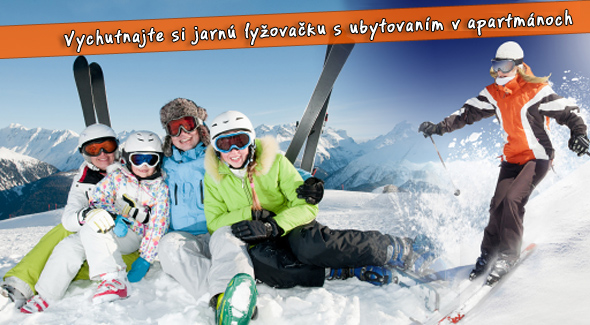 Jarné prázdniny v Tatrách 4 alebo 5 dní vo Veľkom Slavkove v priestranných apartmánoch + fľaša sektu a požičanie sánok.