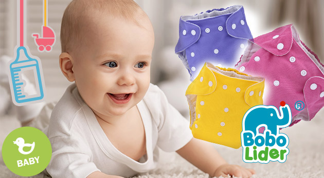 Detské látkové eko plienky s vkladačkou