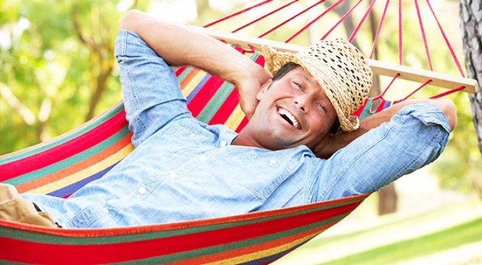 Pestrofarebná hojdacia sieť