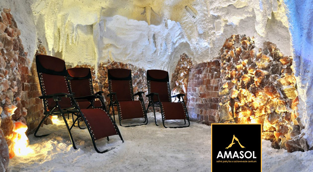 Vstupy do soľnej jaskyne Amasol v Dúbravke