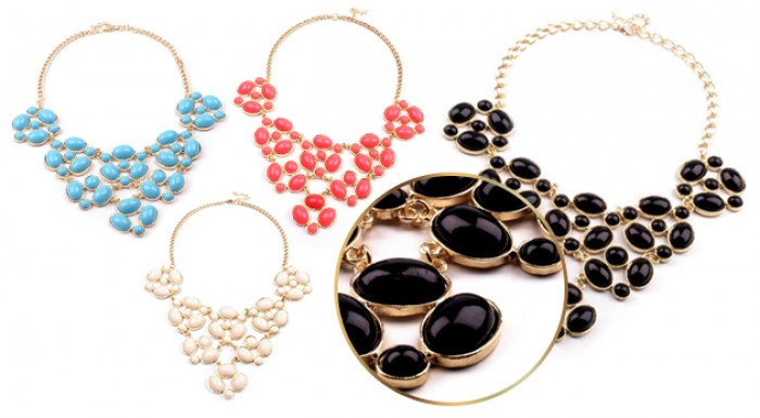 Náhrdelník s kamienkami