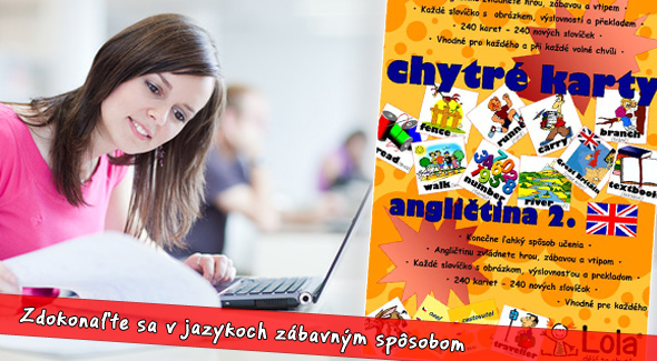 Náučné karty za menej! Aj učenie môže byť zábava.