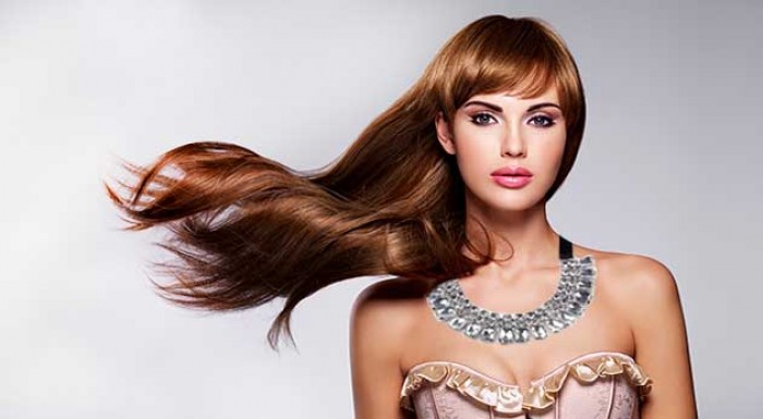 Náhrdelník s kamienkami na stužke