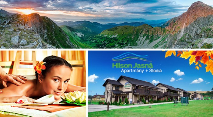 Vaše super relaxačné dni v Hilson Apartments Jasná