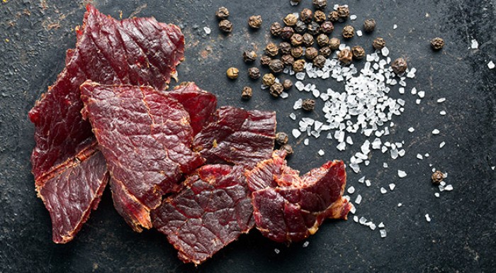 Prémiové vzduchom sušené hovädzie mäso 