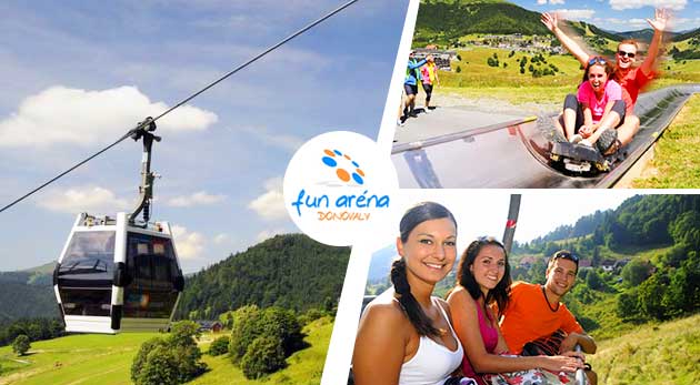 Jazda lanovkou TELEMIX Nová hoľa a bobová dráha