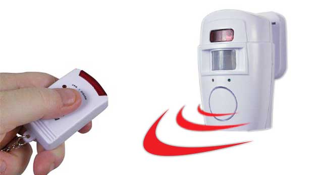 Prenosný alarm s diaľkovým ovládaním