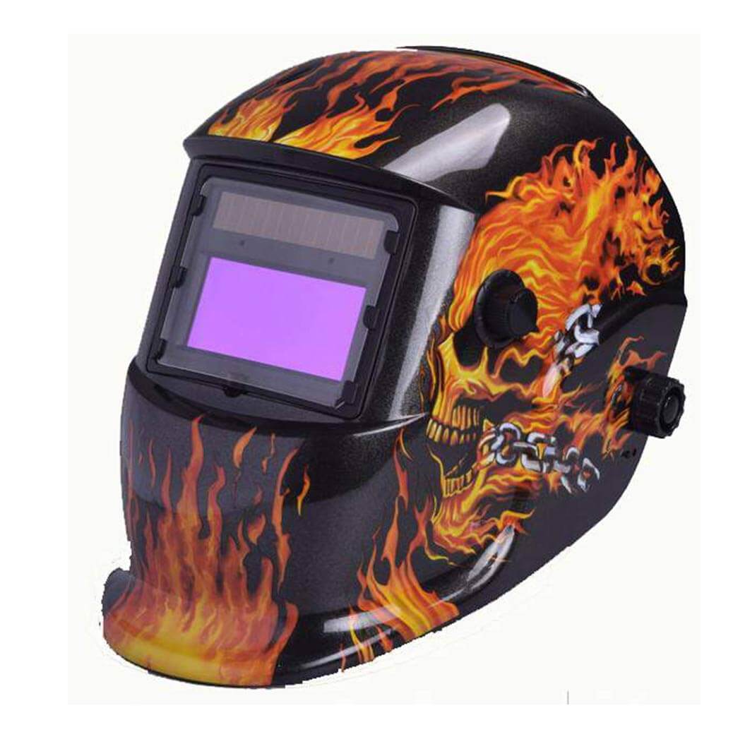 Horiaca lebka - samostmievacia zváračská kukla KLEIN