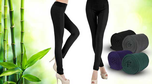 Dámske bambusové legíny