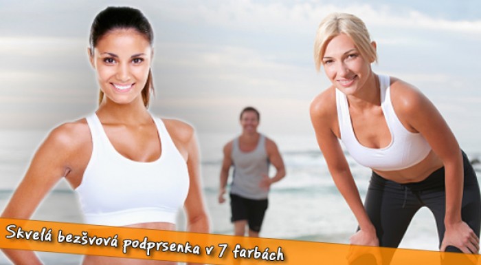 3ks bezšvovej podprsenky pre každý šport i bežné nosenie.
