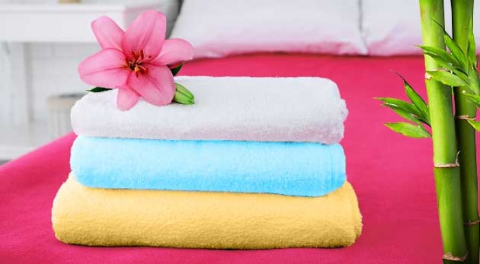 Bambusové uteráky alebo osušky