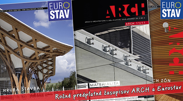 Predplatné časopisov Eurostav alebo ARCH.