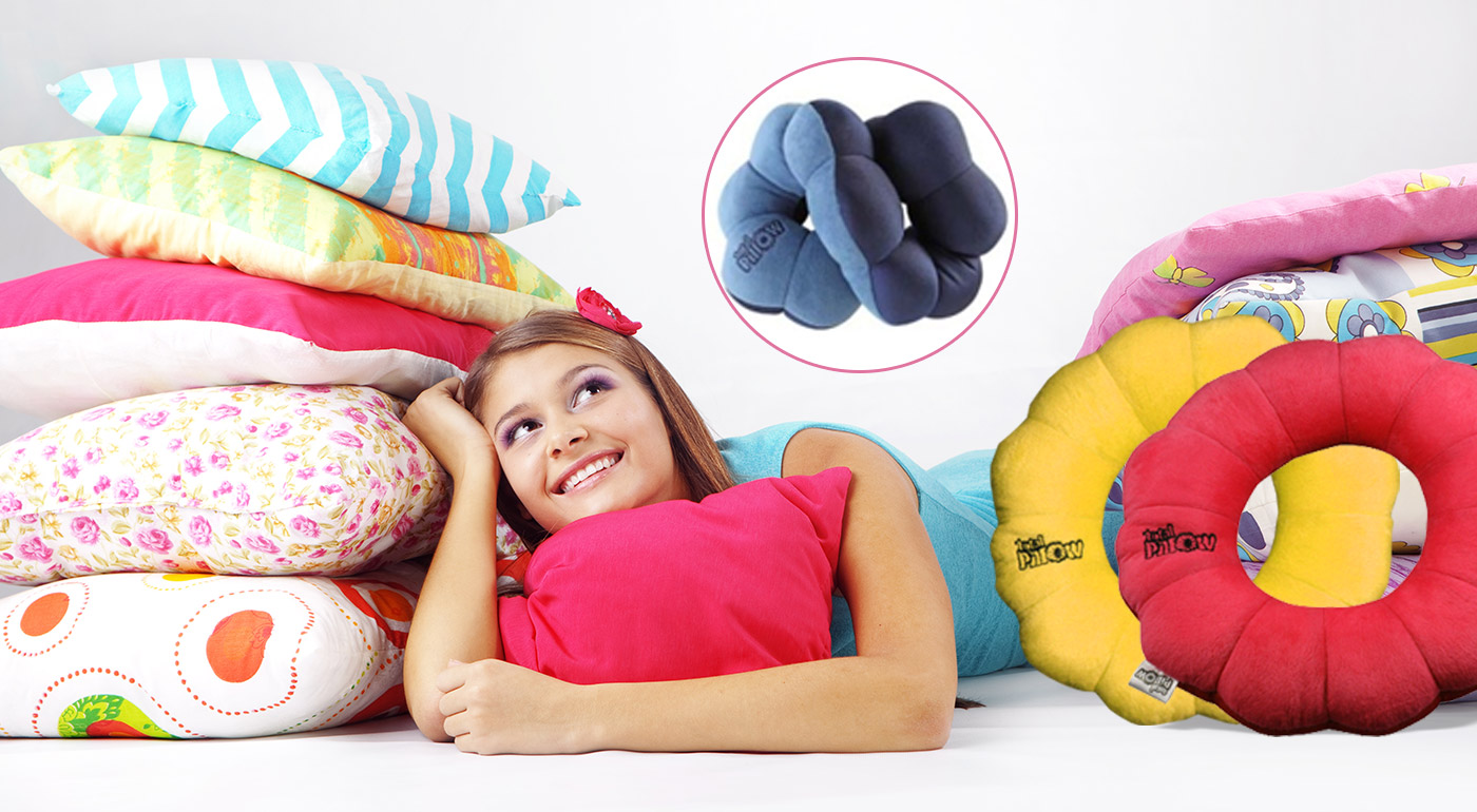 Zdravotný vankúš v tvare kvetu